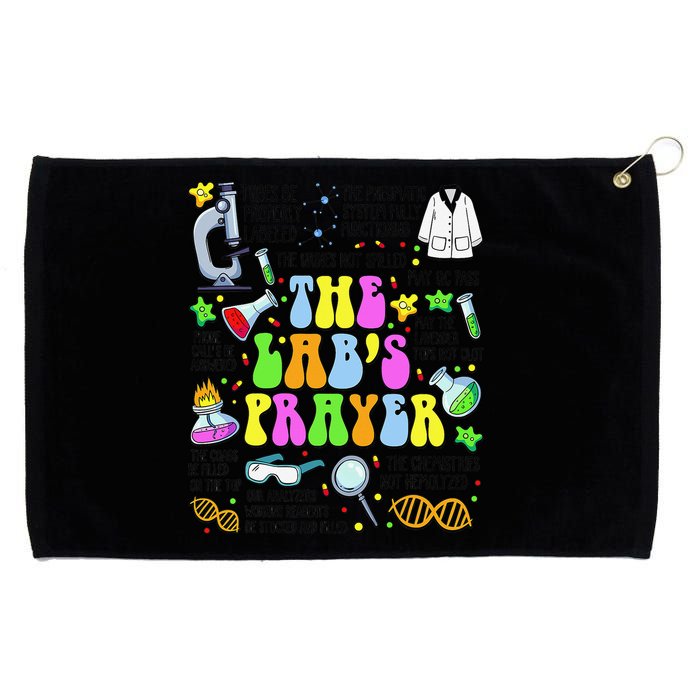 The Labs Prayer Lab Week 2025 Laboratory MLS MLT Scientist Gift Grommeted Golf Towel