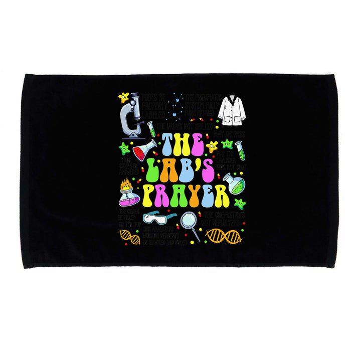 The Labs Prayer Lab Week 2025 Laboratory MLS MLT Scientist Gift Microfiber Hand Towel