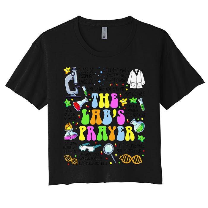 The Labs Prayer Lab Week 2025 Laboratory MLS MLT Scientist Gift Crop Top