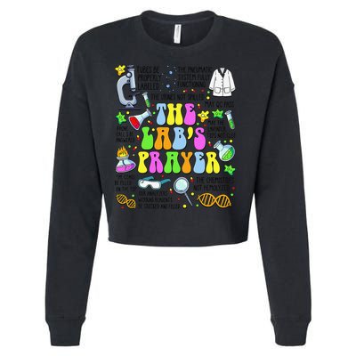 The Labs Prayer Lab Week 2025 Laboratory MLS MLT Scientist Gift Cropped Pullover Crew