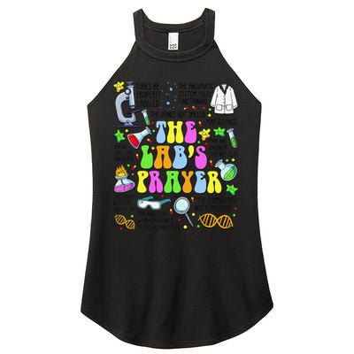 The Labs Prayer Lab Week 2025 Laboratory MLS MLT Scientist Gift Women's Perfect Tri Rocker Tank