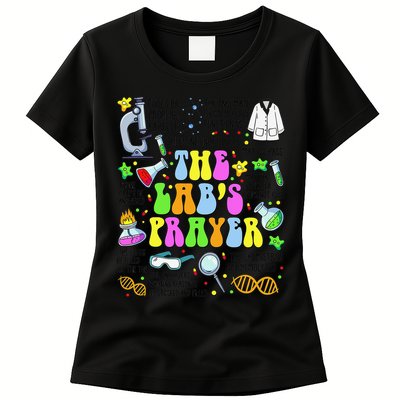 The Labs Prayer Lab Week 2025 Laboratory MLS MLT Scientist Gift Womens T-Shirt