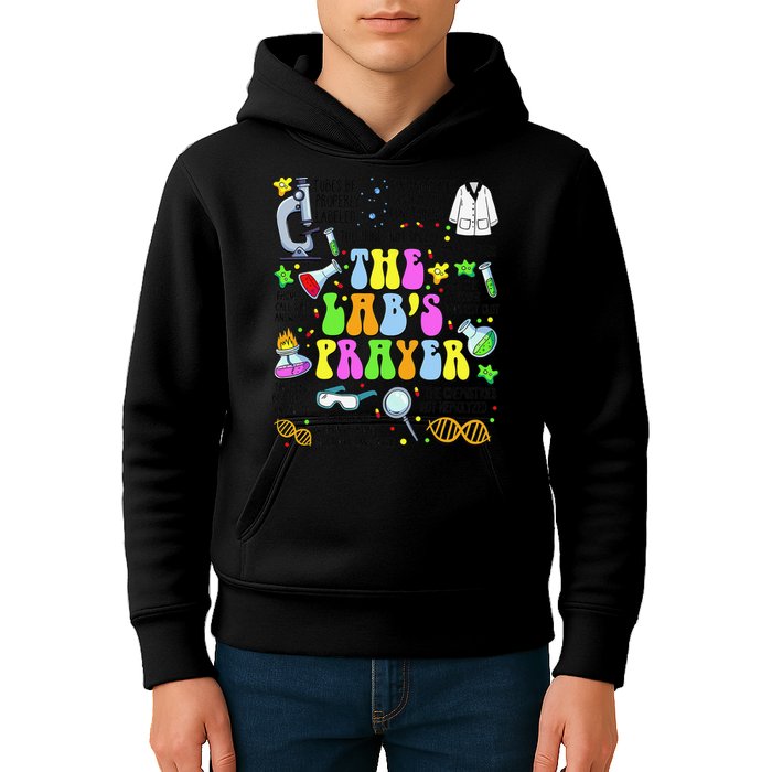 The Labs Prayer Lab Week 2025 Laboratory MLS MLT Scientist Gift Kids Hoodie