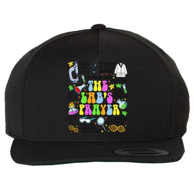 The Labs Prayer Lab Week 2025 Laboratory MLS MLT Scientist Gift Wool Snapback Cap