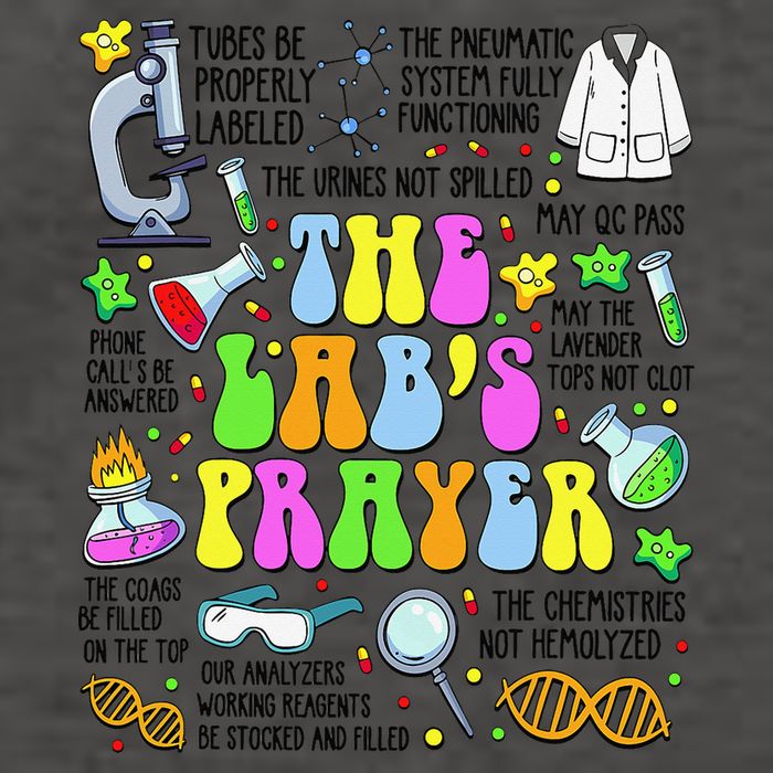 The Labs Prayer Lab Week 2025 Laboratory MLS MLT Scientist Gift Vector Backpack