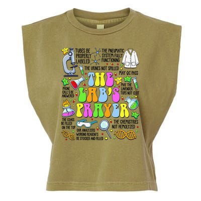 The Labs Prayer Lab Week 2025 Laboratory MLS MLT Scientist Gift Garment-Dyed Women's Muscle Tee