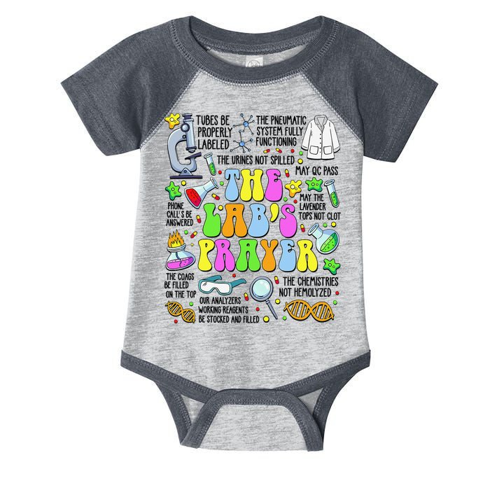 The Labs Prayer Lab Week 2025 Laboratory MLS MLT Scientist Gift Infant Baby Jersey Bodysuit