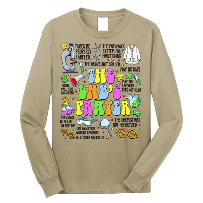 The Labs Prayer Lab Week 2025 Laboratory MLS MLT Scientist Gift Long Sleeve Shirt