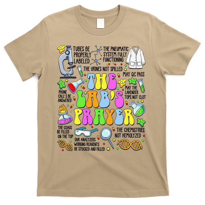 The Labs Prayer Lab Week 2025 Laboratory MLS MLT Scientist Gift T-Shirt