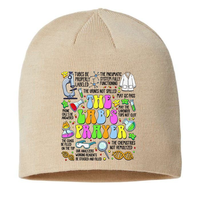 The Labs Prayer Lab Week 2025 Laboratory MLS MLT Scientist Gift Sustainable Beanie