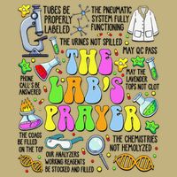 The Labs Prayer Lab Week 2025 Laboratory MLS MLT Scientist Gift Magnet