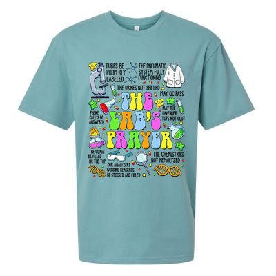 The Labs Prayer Lab Week 2025 Laboratory MLS MLT Scientist Gift Sueded Cloud Jersey T-Shirt