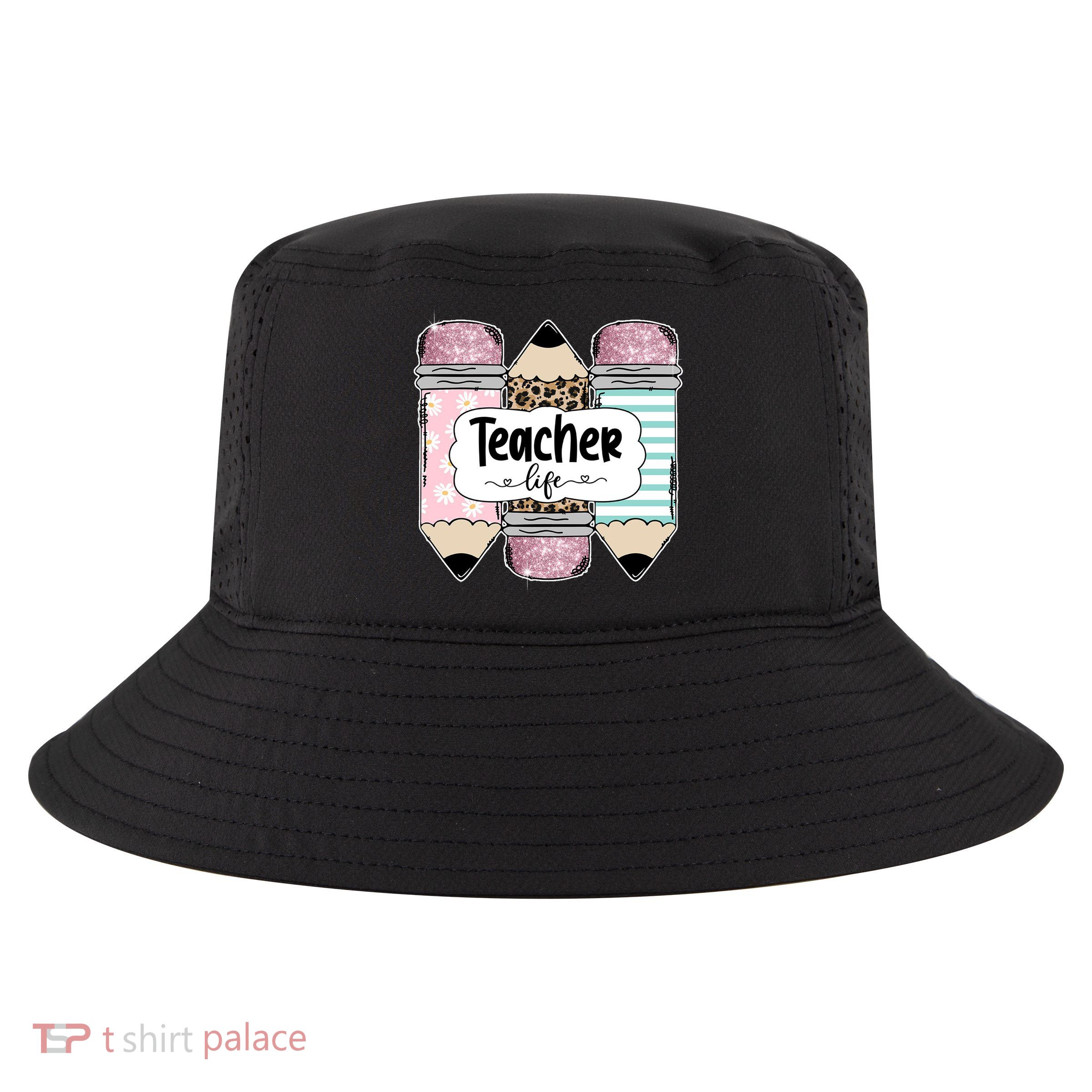 Teacher Life Pencil Back To School Cool Comfort Performance Bucket Hat