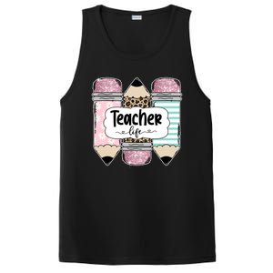 Teacher Life Pencil Back To School PosiCharge Competitor Tank