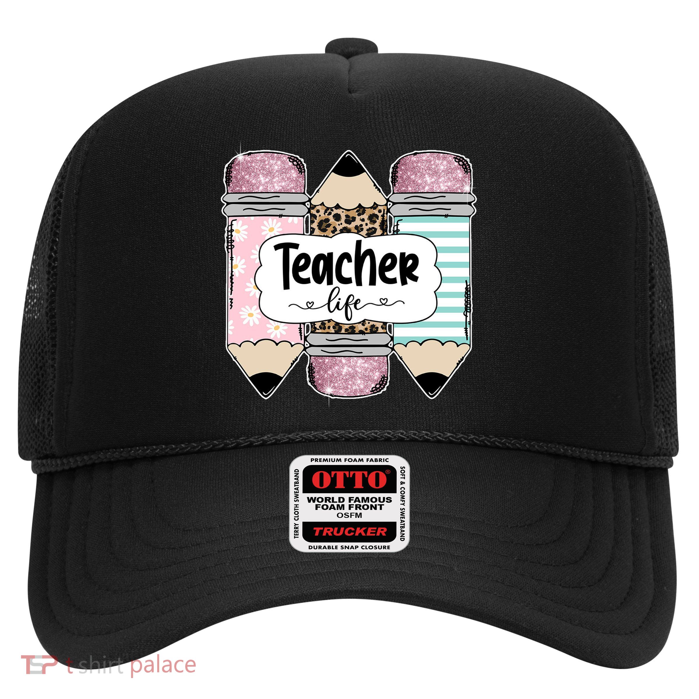 Teacher Life Pencil Back To School Trucker Hat