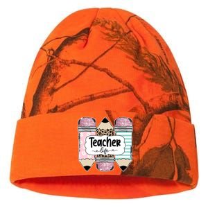 Teacher Life Pencil Back To School Kati Licensed 12" Camo Beanie