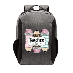 Teacher Life Pencil Back To School Vector Backpack