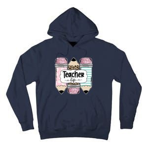 Teacher Life Pencil Back To School Tall Hoodie