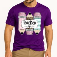 Teacher Life Pencil Back To School Performance Shirt