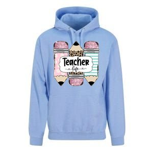 Teacher Life Pencil Back To School Unisex Surf Hoodie