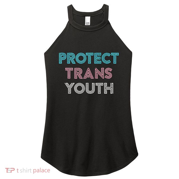 Transg Lgbt Pride Protect Transg Women's Perfect Tri Rocker Tank