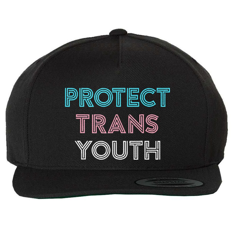 Transg Lgbt Pride Protect Transg Wool Snapback Cap