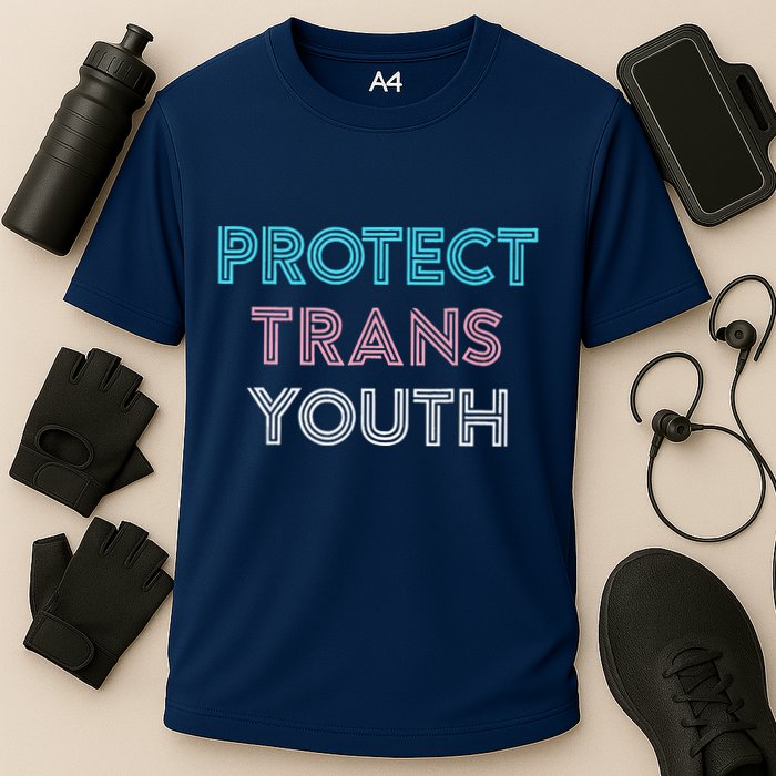 Transg Lgbt Pride Protect Transg Cooling Performance Crew T-Shirt