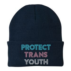 Transg Lgbt Pride Protect Transg Knit Cap Winter Beanie