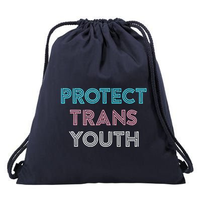 Transg Lgbt Pride Protect Transg Drawstring Bag