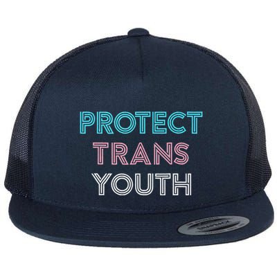 Transg Lgbt Pride Protect Transg Flatbill Hat