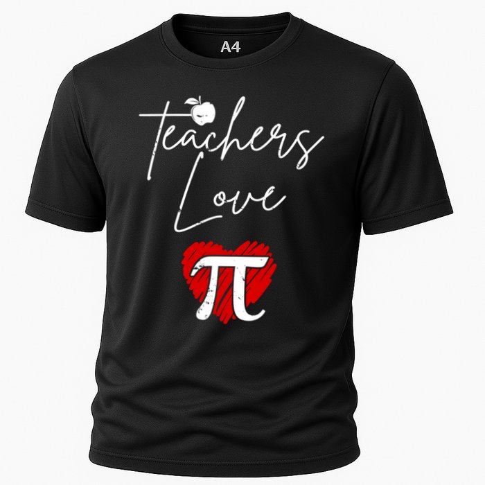 Teachers Love Pi Cooling Performance Crew T-Shirt