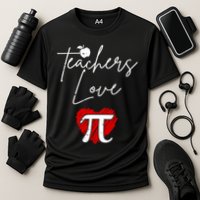Teachers Love Pi Cooling Performance Crew T-Shirt