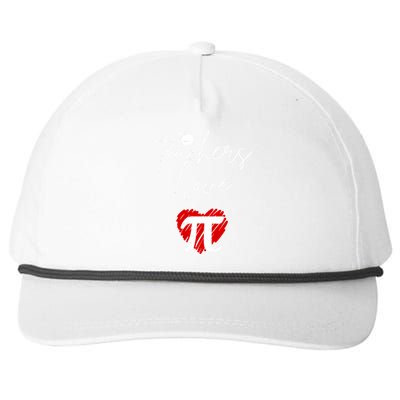 Teachers Love Pi Snapback Five-Panel Rope Hat