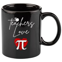 Teachers Love Pi 11oz C Handle Ceramic Mug