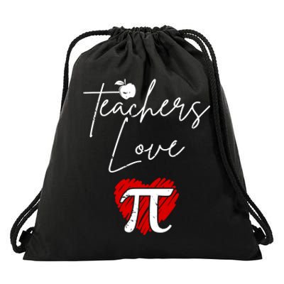 Teachers Love Pi Drawstring Bag