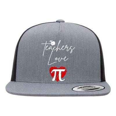 Teachers Love Pi Flat Bill Trucker Hat