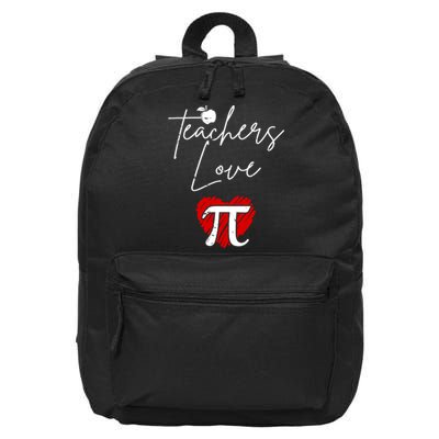 Teachers Love Pi 16 in Basic Backpack