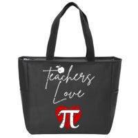 Teachers Love Pi Zip Tote Bag