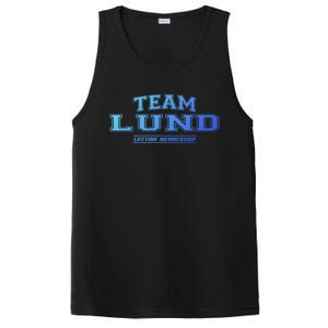 Team Lund Proud Family Surname Last Name Gift Cool Gift PosiCharge Competitor Tank