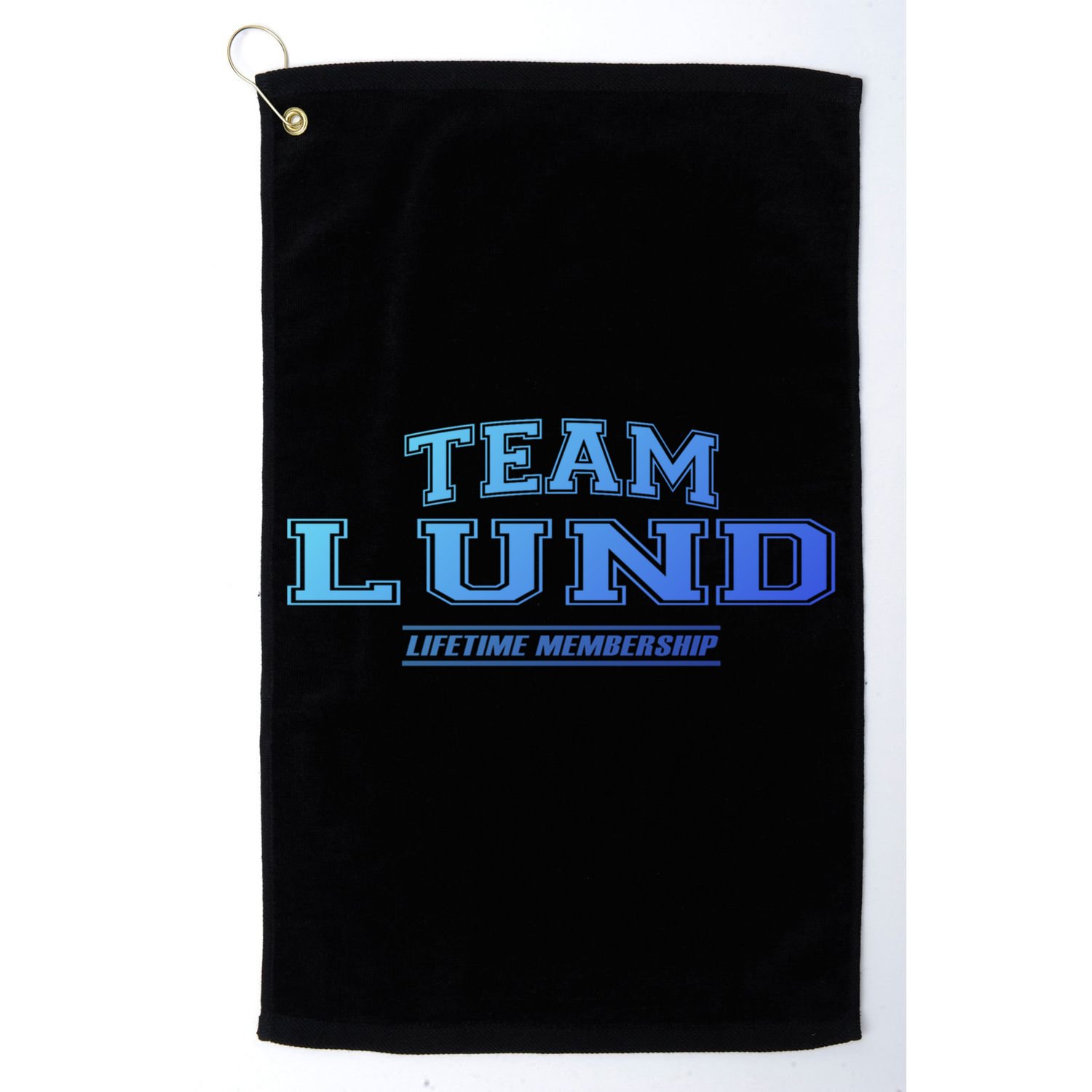 Team Lund Proud Family Surname Last Name Gift Cool Gift Golf Towel