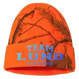 Team Lund Proud Family Surname Last Name Gift Cool Gift Kati Licensed 12" Camo Beanie