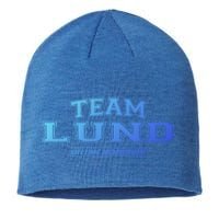 Team Lund Proud Family Surname Last Name Gift Cool Gift Sustainable Beanie