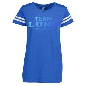 Team Lund Proud Family Surname Last Name Gift Cool Gift Enza Ladies Jersey Football T-Shirt