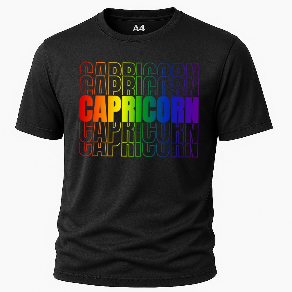 This Lgbtq Pride Zodiac Capricorn Great Gift Cooling Performance Crew T-Shirt