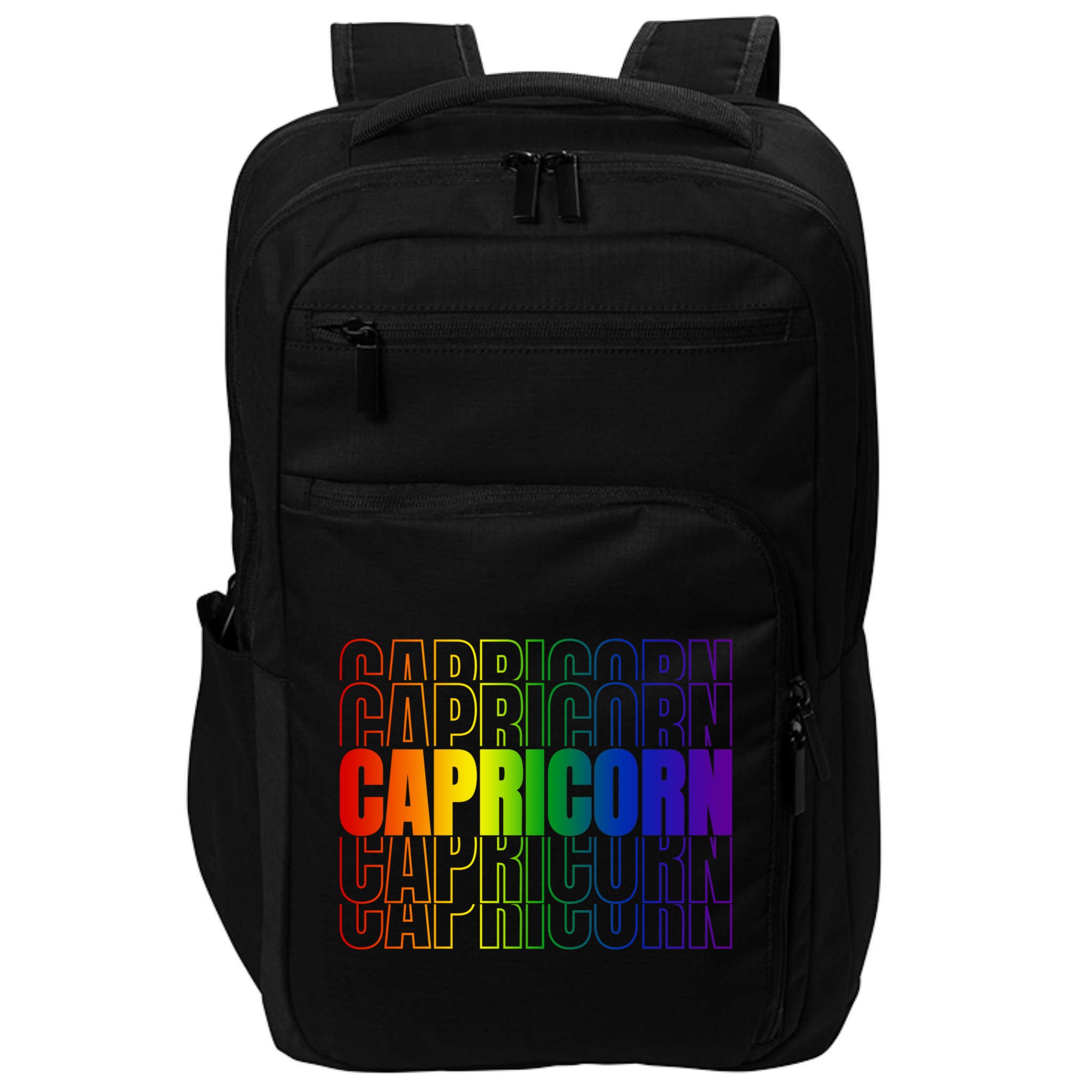 This Lgbtq Pride Zodiac Capricorn Great Gift Impact Tech Backpack