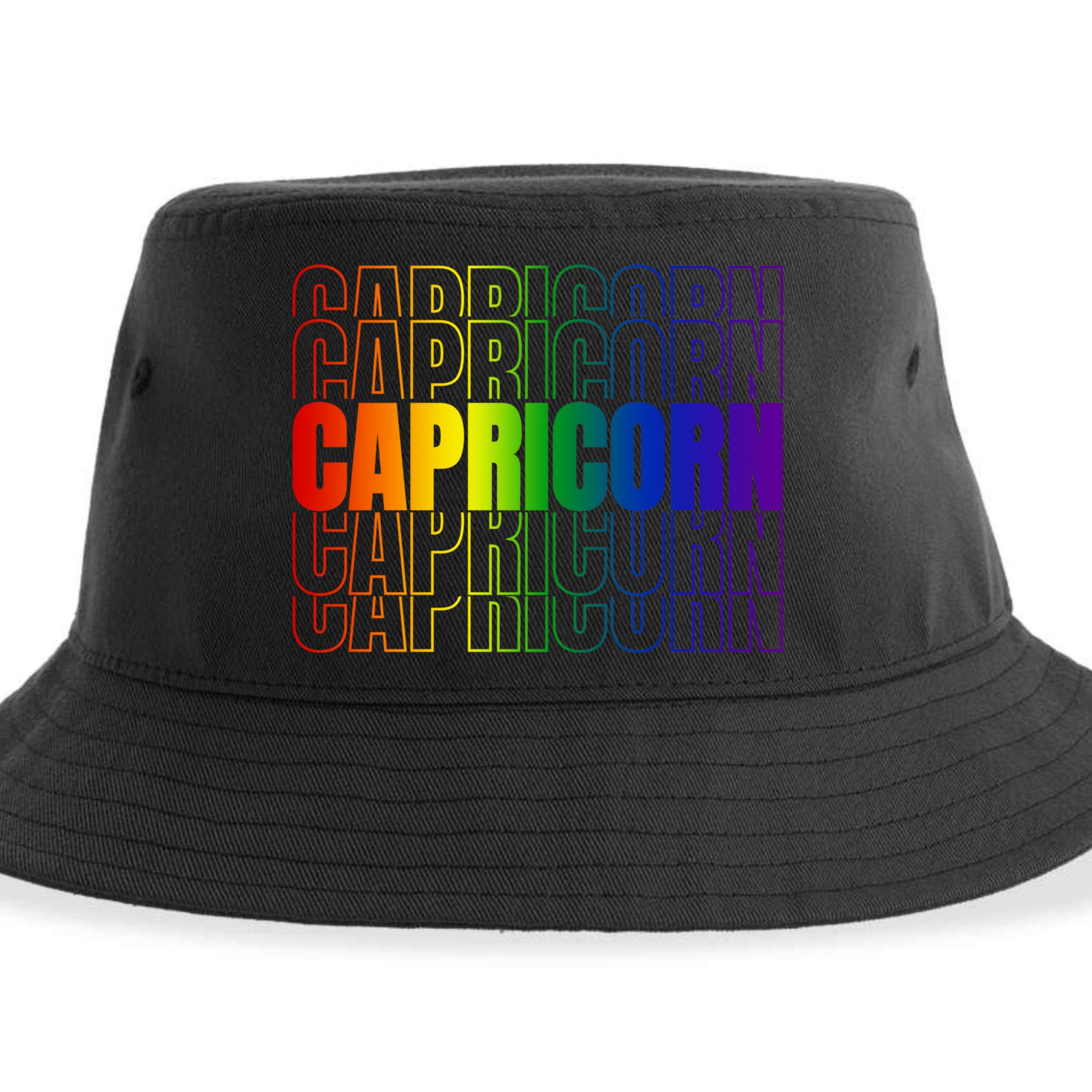 This Lgbtq Pride Zodiac Capricorn Great Gift Sustainable Bucket Hat