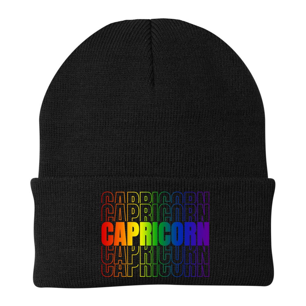 This Lgbtq Pride Zodiac Capricorn Great Gift Beanie
