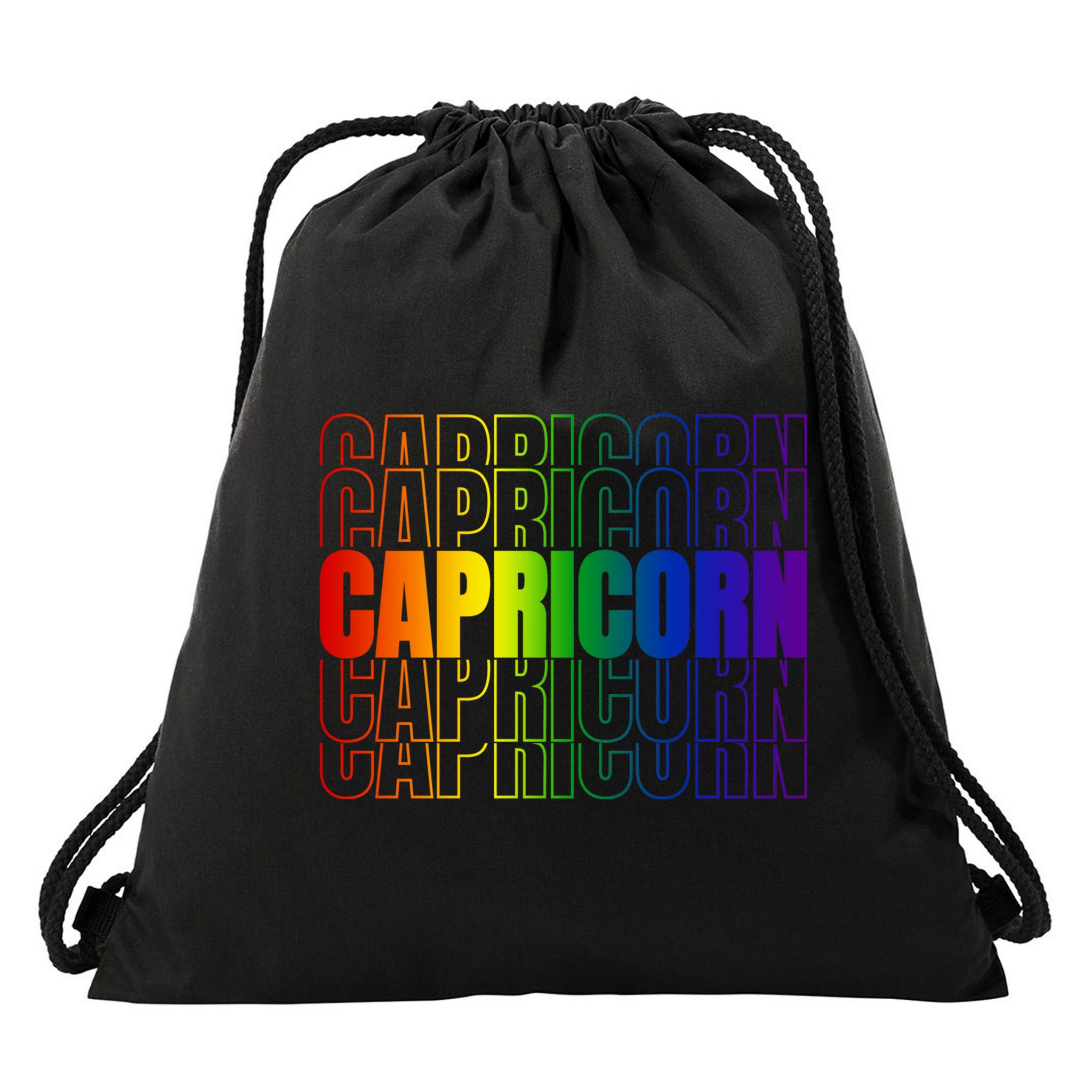 This Lgbtq Pride Zodiac Capricorn Great Gift Drawstring Bag