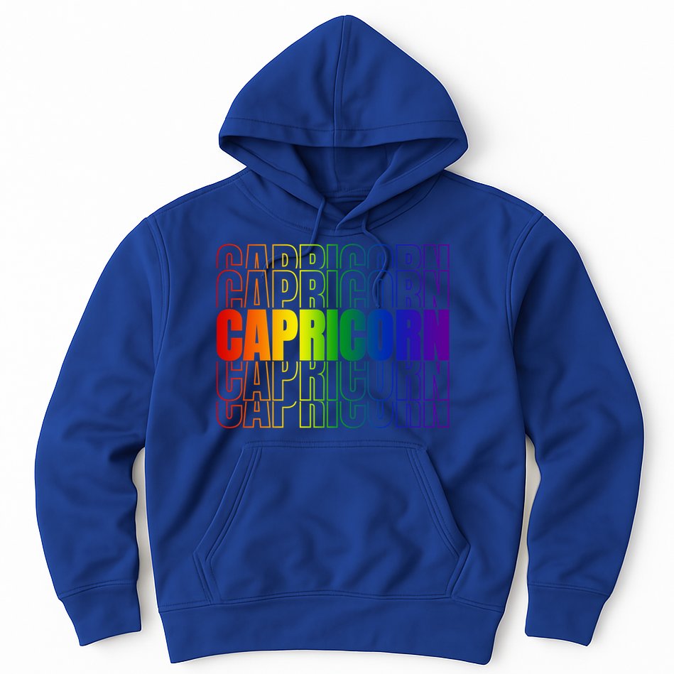 This Lgbtq Pride Zodiac Capricorn Great Gift Hoodie
