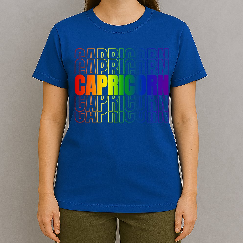 This Lgbtq Pride Zodiac Capricorn Great Gift T-Shirt
